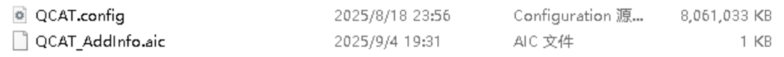 WTF QCAT Config