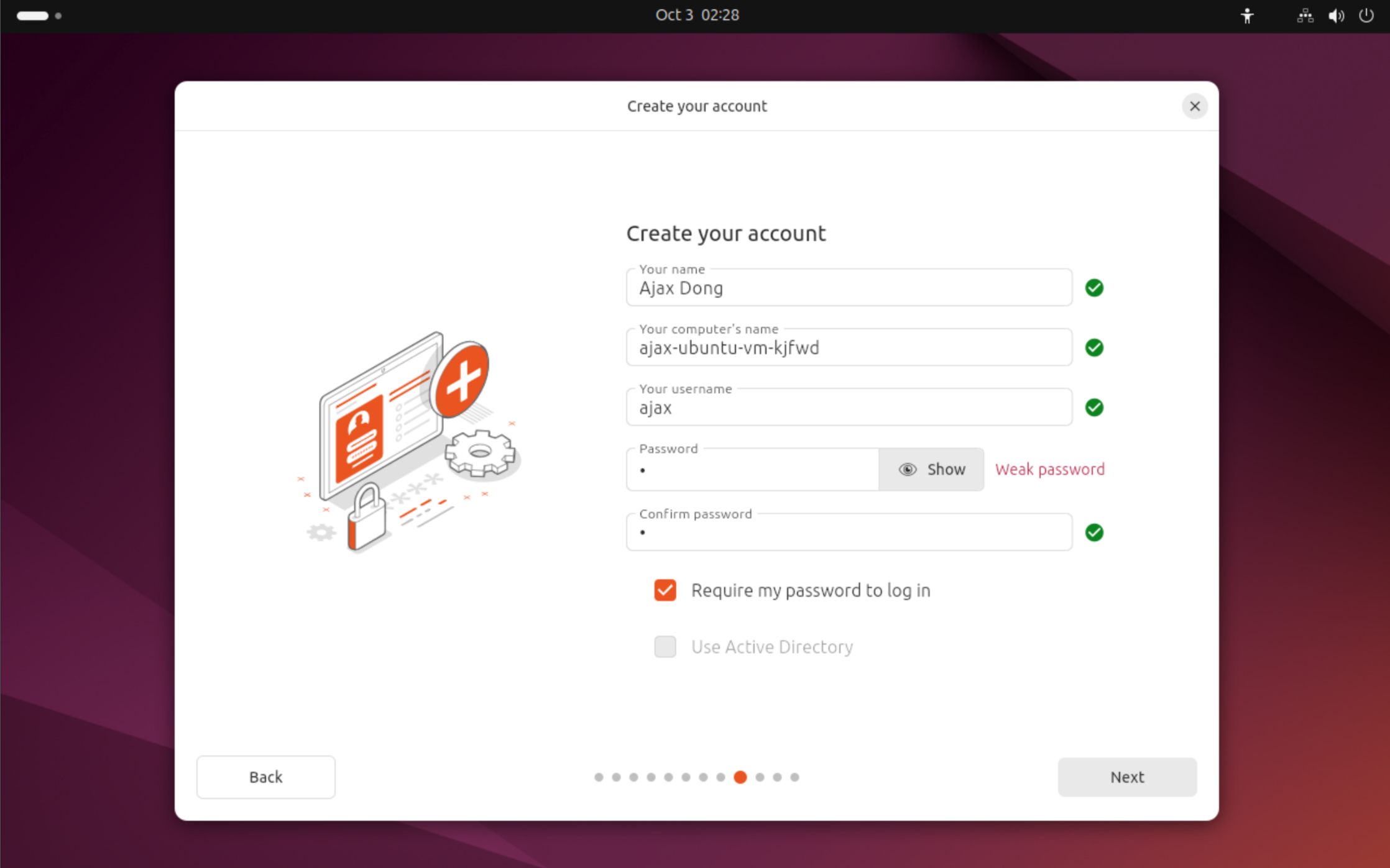 User Setup